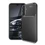 TPU H�lle f�r Samsung Galaxy A14 Carbon Fiber Muster Shockproof Back Cover Case