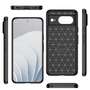 TPU H�lle f�r Google Pixel 8 Carbon Fiber Muster Shockproof Back Cover Case