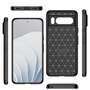 TPU H�lle f�r Google Pixel 8 PRO Carbon Fiber Muster Shockproof Back Cover Case