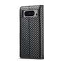 LC.IMEEKE Handy Tasche fr Google Pixel 8 PRO Carbon Wallet Stripe Hlle Etui