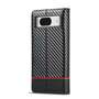 LC.IMEEKE Handy Tasche f�r Google Pixel 8 Carbon Wallet Stripe H�lle Etui Case