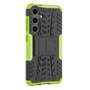 Outdoor H�lle f�r Samsung Galaxy S24 Tire Rutschfest Kickstand PC TPU Cover Case