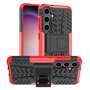 Outdoor H�lle f�r Samsung Galaxy S24 Tire Rutschfest Kickstand PC TPU Cover Case