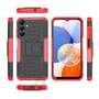 Outdoor H�lle f�r Samsung Galaxy A15 Tire Rutschfest Kickstand PC TPU Cover Case