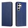 Handy Tasche f�r Samsung Galaxy S24 ULTRA Carbon Fiber Wallet H�lle Magnet Etui