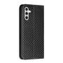 Handy Tasche f�r Samsung Galaxy S24 PLUS Carbon Fiber Wallet H�lle Magnet Etui