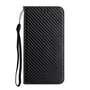 Handy Tasche f�r Samsung Galaxy S24 Carbon Fiber Wallet H�lle Magnet Klapp Etui