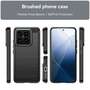 TPU H�lle f�r Xiaomi 14 Carbon Fiber Skin Brushed Schutz Backcover Soft Case