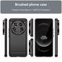 TPU H�lle f�r Xiaomi 14 Ultra Carbon Fiber Skin Brushed Schutzcover Soft Case