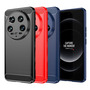 TPU H�lle f�r Xiaomi 14 Ultra Carbon Fiber Skin Brushed Schutzcover Soft Case