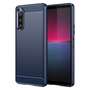 TPU H�lle f�r Sony Xperia 10 V Carbon Fiber Skin Brushed Schutzcover Soft Case