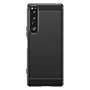 TPU H�lle f�r Sony Xperia 1 IV Carbon Fiber Skin Brushed Schutzcover Soft Case
