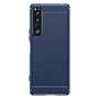 TPU H�lle f�r Sony Xperia 1 IV Carbon Fiber Skin Brushed Schutzcover Soft Case