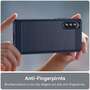 TPU H�lle f�r Sony Xperia 10 IV Carbon Fiber Skin Brushed Schutzcover Soft Case
