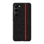 Hard Cover f�r Samsung Galaxy S24 PLUS Ultrad�nn Carbon Schutz H�lle Streifen