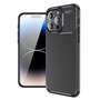 TPU H�lle f�r Apple iPhone 15 PRO Carbon Fiber Muster Shockproof Back Cover Case