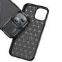 TPU H�lle f�r Apple iPhone 15 PLUS Carbon Fiber Muster Shockproof Cover Case