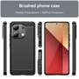 TPU H�lle f�r Xiaomi Redmi Note 13 4G Carbon Fiber Skin Brushed Schutzcover Case