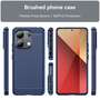 TPU H�lle f�r Xiaomi Redmi Note 13 4G Carbon Fiber Skin Brushed Schutzcover Case