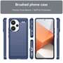 TPU H�lle f�r Xiaomi Redmi Note 13 PRO+ Carbon Fiber Skin Brushed Schutzcover