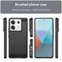 TPU H�lle f�r Xiaomi Redmi Note 13 PRO 5G Carbon Fiber Skin Brushed Schutzcover