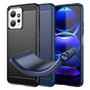 TPU H�lle f�r Xiaomi Redmi Note 12 4G Carbon Fiber Skin Brushed Schutzcover Case