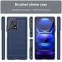 TPU H�lle f�r Xiaomi Redmi Note 12 PRO+ Carbon Fiber Skin Brushed Schutzcover