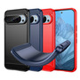 TPU H�lle f�r Google Pixel 9 9 PRO Carbon Fiber Skin Brushed Schutzcover Case