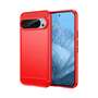 TPU H�lle f�r Google Pixel 9 9 PRO Carbon Fiber Skin Brushed Schutzcover Case