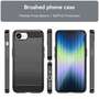 TPU H�lle f�r Apple iPhone 16e Carbon Fiber Skin Brushed Handy Schutz Cover Case