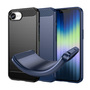 TPU H�lle f�r Apple iPhone 16e Carbon Fiber Skin Brushed Handy Schutz Cover Case