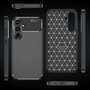 TPU H�lle f�r Samsung Galaxy S24 FE Carbon Fiber Muster Shockproof Cover Case