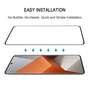 Schutzglas f�r Xiaomi Redmi Note 13 PRO+ Full Cover Curved Tempered Glass Folie