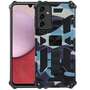 Outdoor H�lle f�r Samsung Galaxy A14 Camouflage Shockproof Schutz Armor Cover