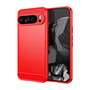 TPU H�lle f�r Google Pixel 9 PRO XL Carbon Fiber Skin Brushed Schutzcover Case