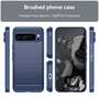 TPU H�lle f�r Google Pixel 9 PRO XL Carbon Fiber Skin Brushed Schutzcover Case
