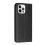 Handy Tasche f�r Apple iPhone 16 PRO MAX Carbon Fiber Wallet H�lle Magnet Etui