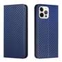 Handy Tasche f�r Apple iPhone 15 PRO MAX Carbon Fiber Wallet H�lle Magnet Etui