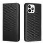 Handy Tasche f�r Apple iPhone 15 PRO Carbon Fiber Wallet H�lle Magnet Klapp Etui