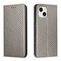 Handy Tasche f�r Apple iPhone 15 PLUS Carbon Fiber Wallet H�lle Magnet Etui Case