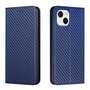 Handy Tasche f�r Apple iPhone 15 PLUS Carbon Fiber Wallet H�lle Magnet Etui Case