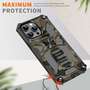 Outdoor H�lle f�r Apple iPhone 15 PRO MAX Camouflage Shockproof PC Schutzcover
