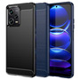 TPU H�lle f�r Xiaomi Redmi Note 12 PRO 5G Carbon Fiber Skin Brushed Schutzcover