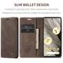 CASEME Handy Tasche f�r Google Pixel 7a Wallet 013 Series Klapp H�lle Business