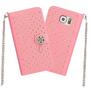 Wallet Case f�r Samsung Galaxy S6 G920 Starry Sky Rhinestone