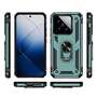 Outdoor H�lle f�r Xiaomi 14 TPU PC Hybrid Sergeant Armor Ring Schutzcover Case