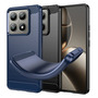 TPU H�lle f�r Xiaomi 14T 14T PRO Carbon Fiber Skin Brushed Schutzcover Soft Case