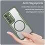 Hybrid H�lle f�r Samsung Galaxy S25 Carbon MagSafe Shockproof TPU PC Handy Cover