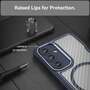 Hybrid H�lle f�r Samsung Galaxy S25 PLUS Carbon MagSafe Shockproof TPU Cover