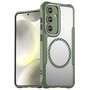 Hybrid H�lle f�r Samsung Galaxy S25 PLUS Carbon MagSafe Shockproof TPU Cover